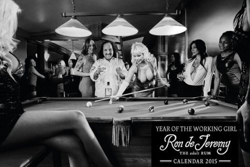 Ron Jeremy Working Girls Calendar 2015