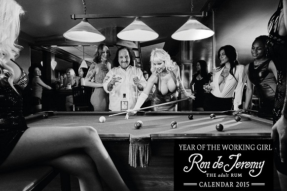 Ron Jeremy Working Girls Calendar 2015