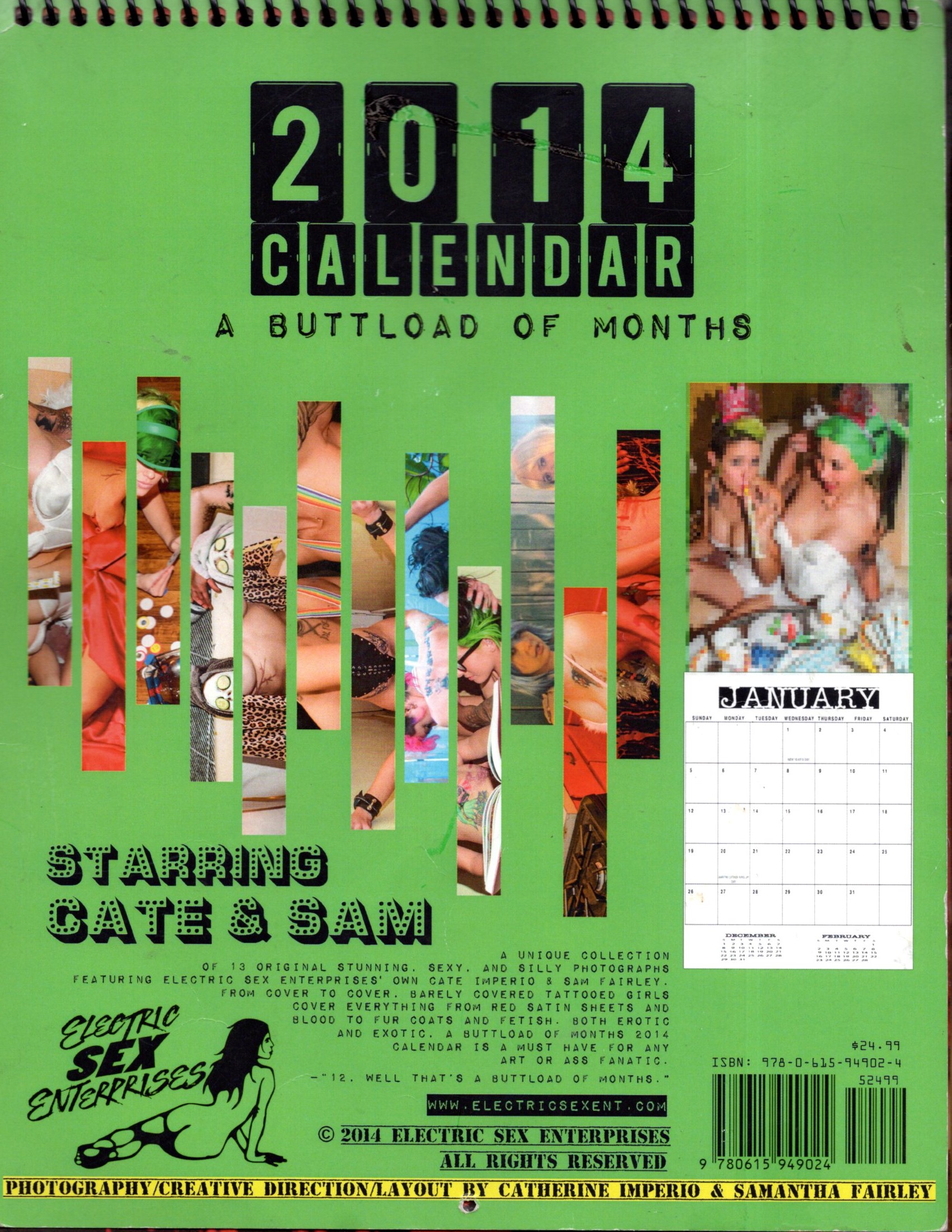 A Buttload Of Months 2014 Wall Calendar (Signed Edition)