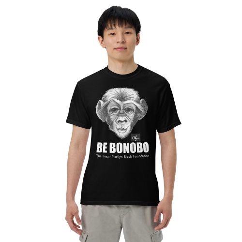 Be Bonobo Unisex garment-dyed heavyweight t-shirt