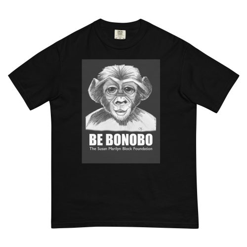 Be Bonobo Unisex garment-dyed heavyweight t-shirt
